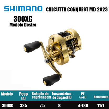 SHIMANO 2023 CALCUTTA CONQUEST MD 300XG Modelo Destro