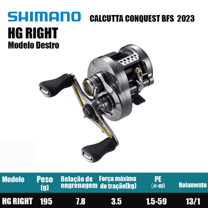 SHIMANO 2023 CALCUTTA CONQUEST BFS HG Modelo Destro