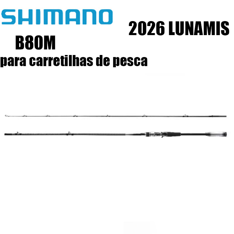 SHIMANO 2026 LUNAMIS B80M para carretilhas de pesca