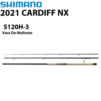 SHIMANO 2021 CARDIFF NX S120H-3 Vara De Molinete