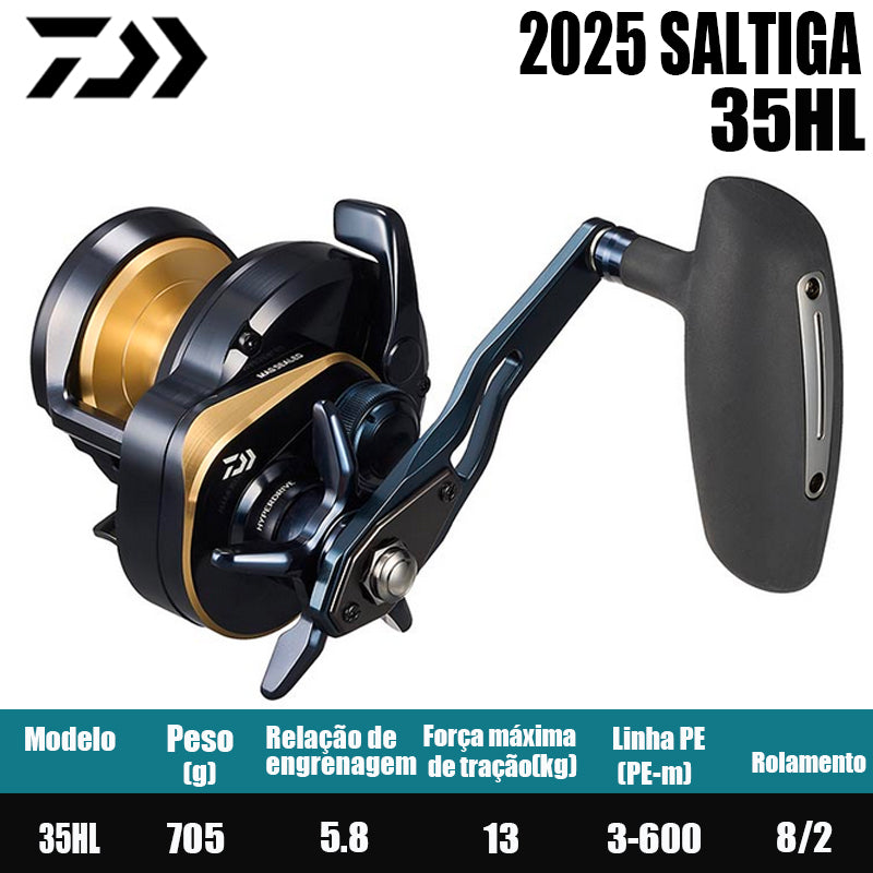 DAIWA 2025 SALTIGA 35HL Modelo Canhoto