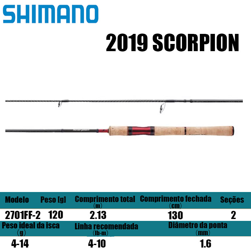 SHIMANO 2019 SCORPION 2701FF-2 para molinetes de pesca