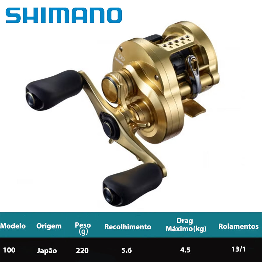 SHIMANO 2021 CALCUTTA CONQUEST 100 Carretilha Direita