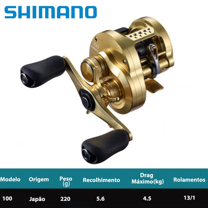 SHIMANO 2021 CALCUTTA CONQUEST 100 Carretilha Direita