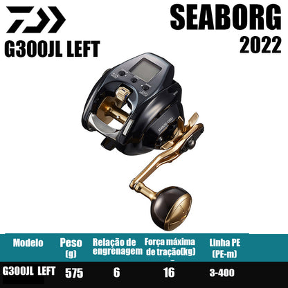DAIWA SEABORG 100 200 300 400 500 600 Electric Reel Salt Water Fishing Reel fishing parts Origin: Japan Deep sea boat fishing  Electric winch wheel