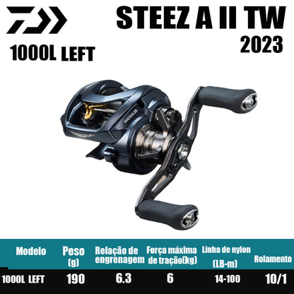 Carretilha De Arremesso DAIWA 2023 STEEZ AII TW, Peça De Reposição Para Pesca Em Água Doce E Salgada. País de origem: Japão