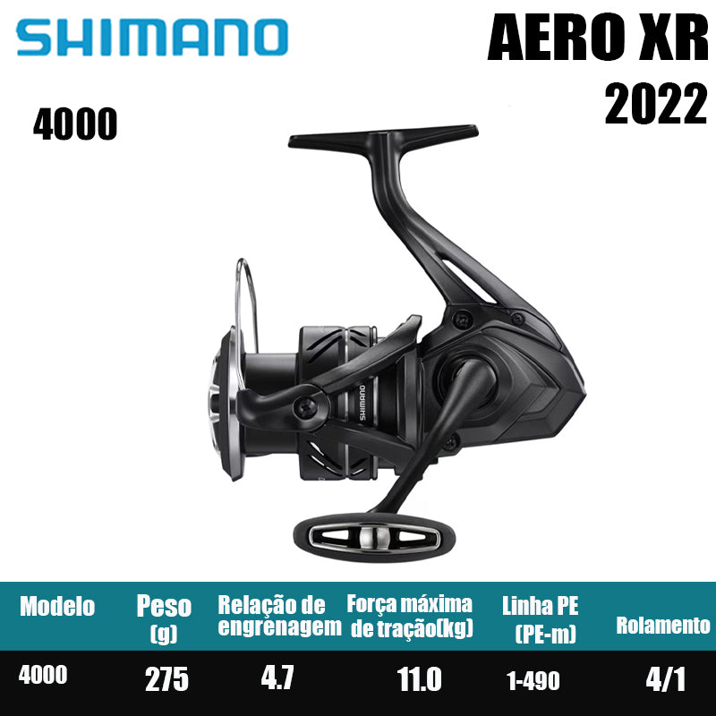 SHIMANO 2022 AERO XR carretel de pesca spinning carretel de água doce peças de pesca de água salgada Origem: Malásia