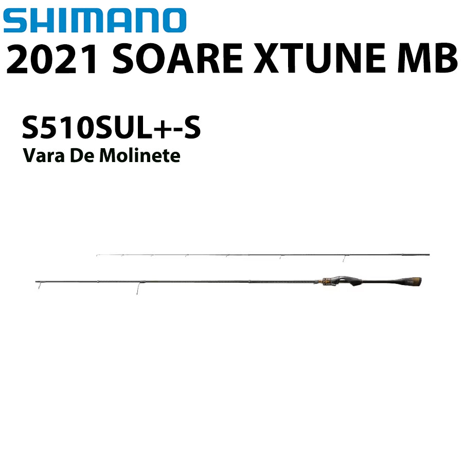 SHIMANO 2021 SOARE XTUNE MB S510SUL+-S Vara De Molinete
