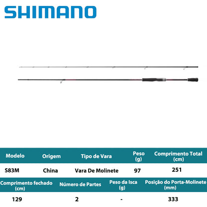 SHIMANO 2023 SEPHIA SS S83M Vara De Molinete