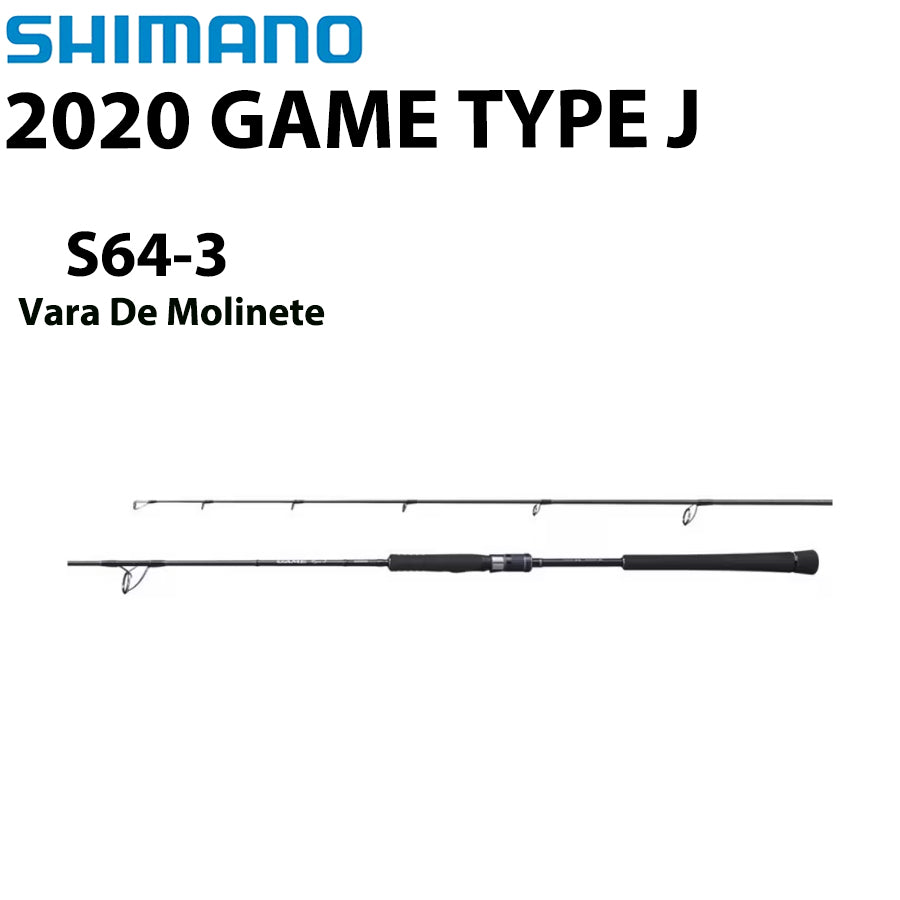 SHIMANO 2020 GAME TYPE J S64-3 Vara De Molinete