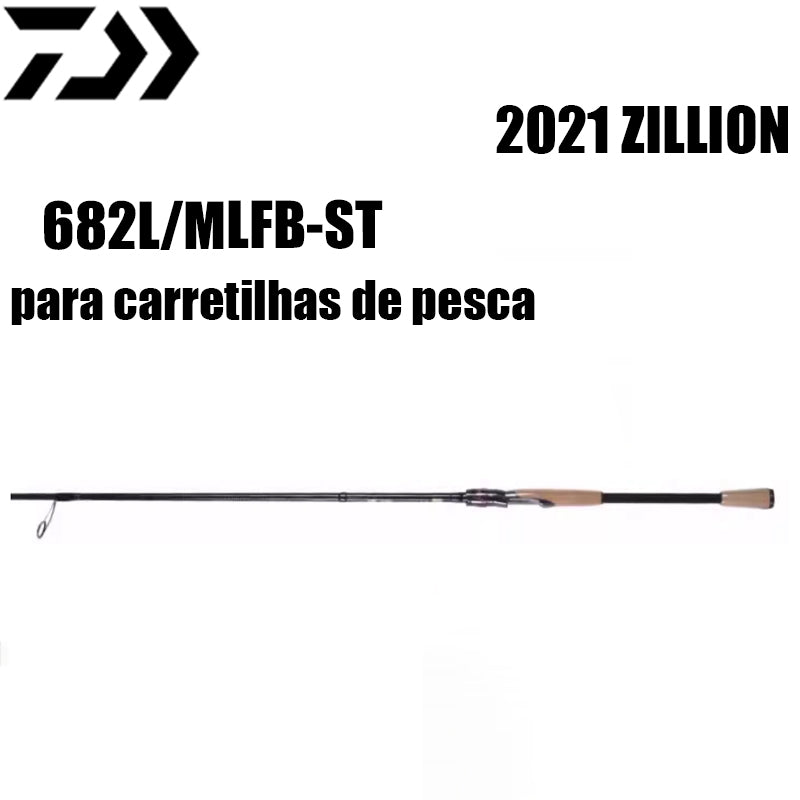 DAIWA 2021 ZILLION 682L/MLFB-ST para carretilhas de pesca