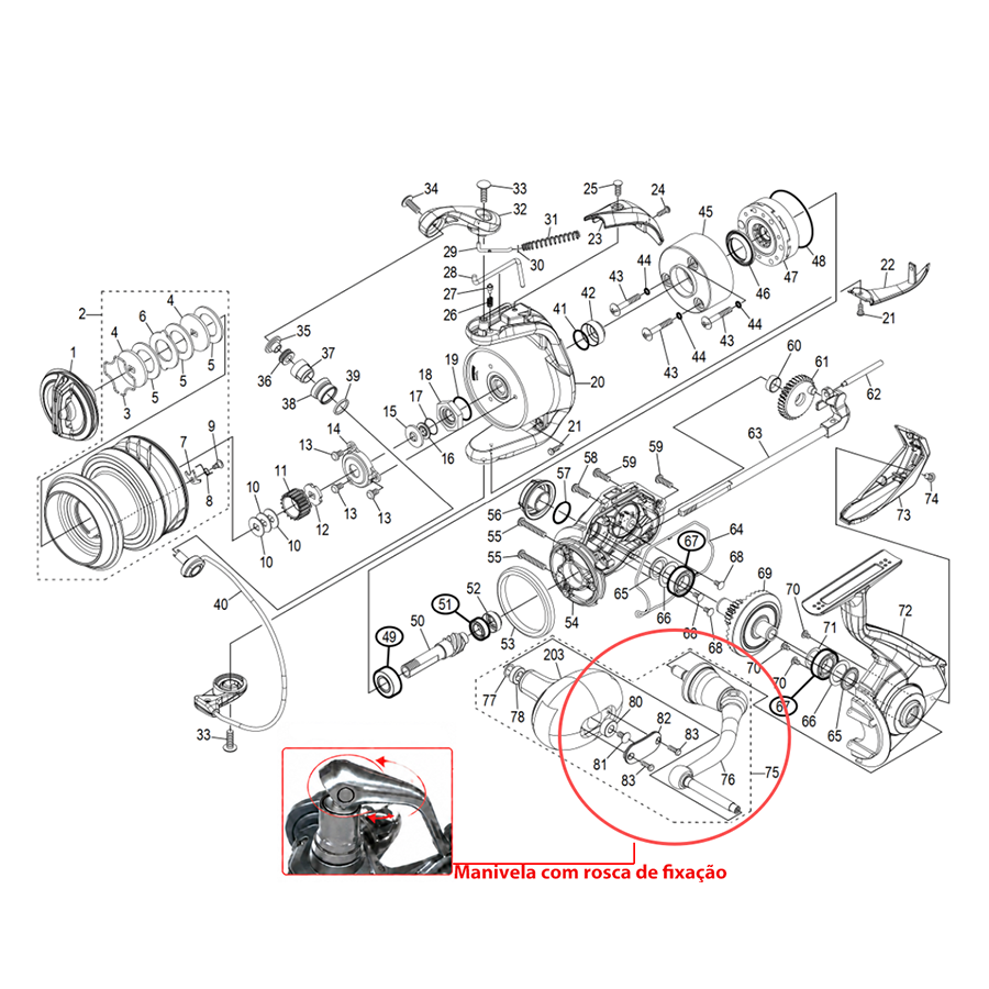SHIMANO 2021 SPHEROS SW 5000HG Molinete