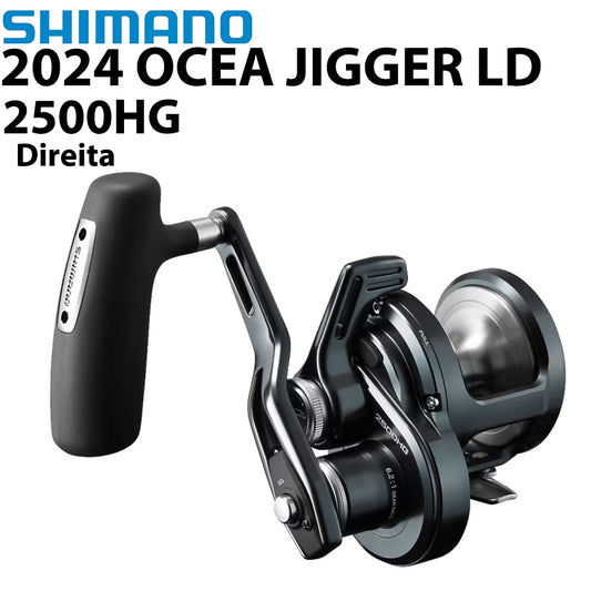 SHIMANO 2024 OCEA JIGGER LD 2500HG Carretilha Direita