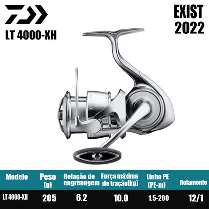 DAIWA 2022 EXIST Molinete De Pesca Spinning Reel Água Doce Água Salgada Peças De Pesca Origem: Japão
