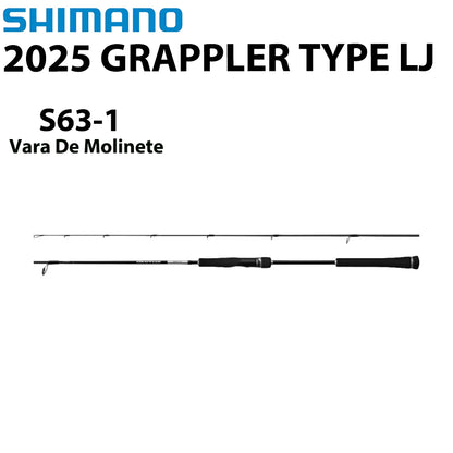 SHIMANO 2025 GRAPPLER TYPE LJ S63-1 Vara De Molinete