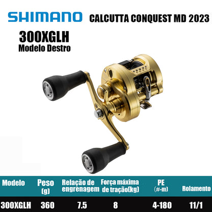 SHIMANO 2023 CALCUTTA CONQUEST MD 300XGLH Modelo Destro