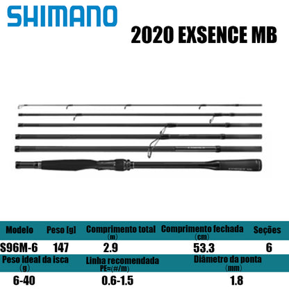 SHIMANO 2020 EXSENCE MB S96M-6 para molinetes de pesca