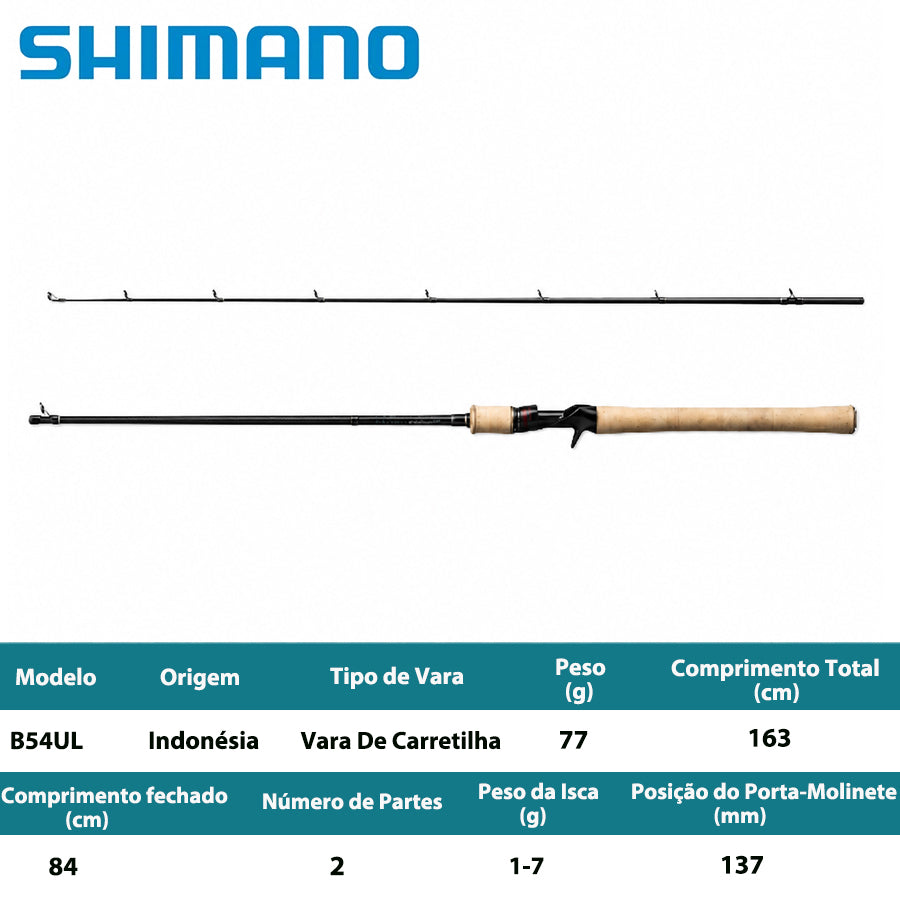 SHIMANO 2020 CARDIFF NATIVE SPECIAL B54UL Vara De Carretilha