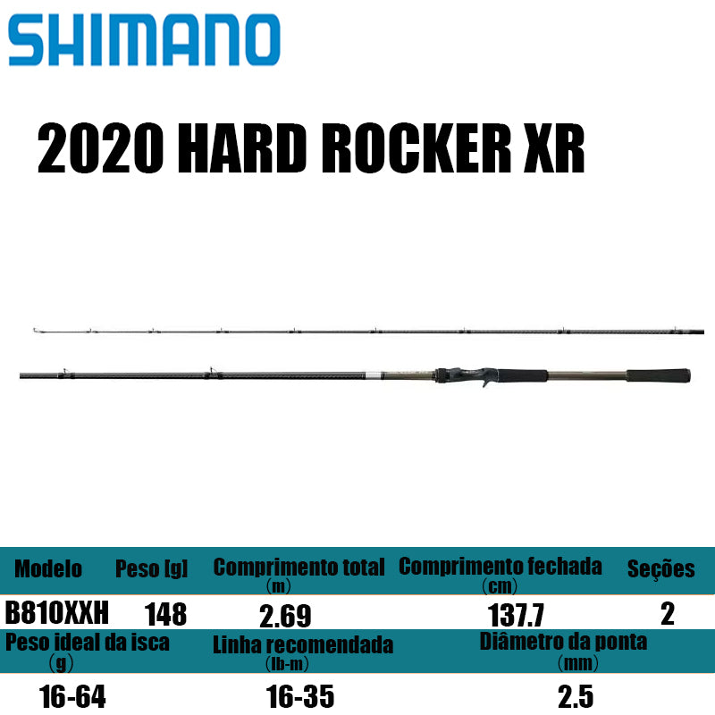 SHIMANO 2020 HARD ROCKER XR  B810XXH para carretilhas de pesca