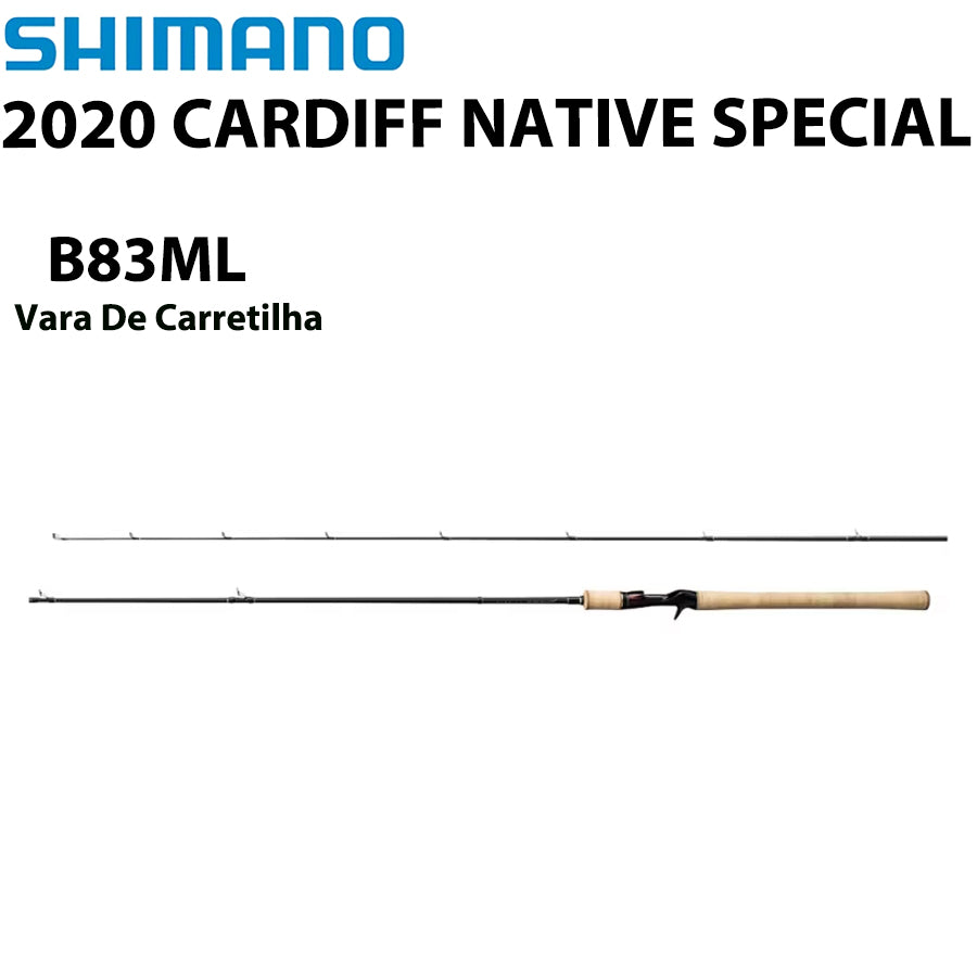 SHIMANO 2020 CARDIFF NATIVE SPECIAL B83ML Vara De Carretilha