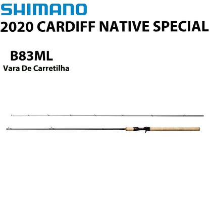 SHIMANO 2020 CARDIFF NATIVE SPECIAL B83ML Vara De Carretilha