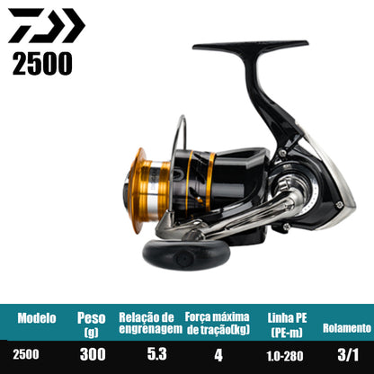 DAIWA 2021 MOSSION Spinning Reel Fishing Reel Fresh Water Salt Water Fishing Parts Origem Vietnã