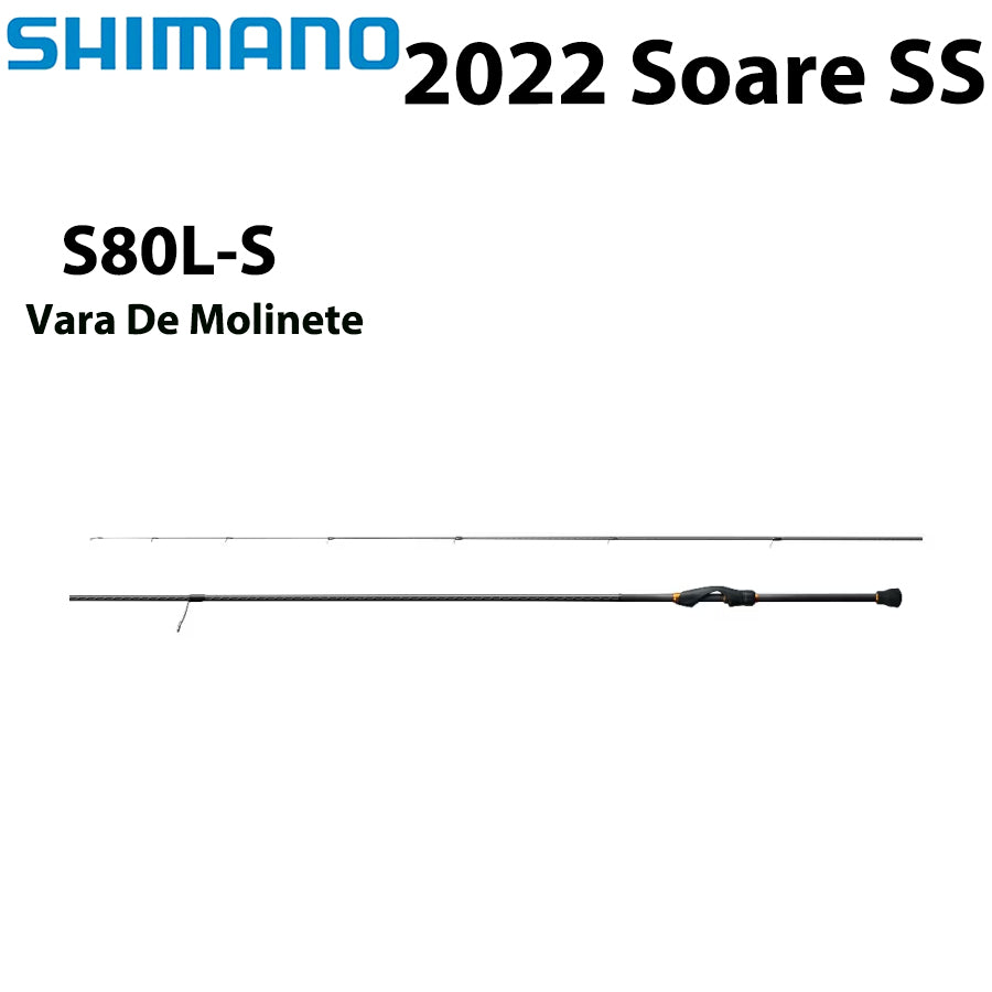 SHIMANO 2022 Soare SS S80L-S Vara De Molinete