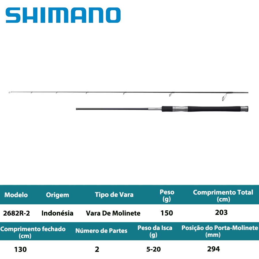 SHIMANO 2025 LESATH 2682R-2 Vara De Molinete