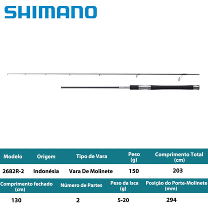 SHIMANO 2025 LESATH 2682R-2 Vara De Molinete