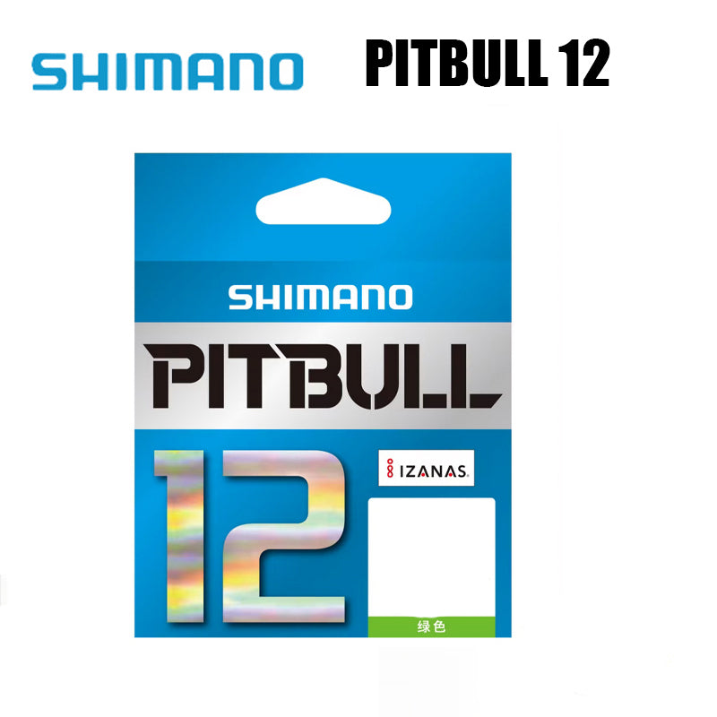 Shimano Pitbull 12X Linha De Pesca PE 150M Verde (2 Carretéis)