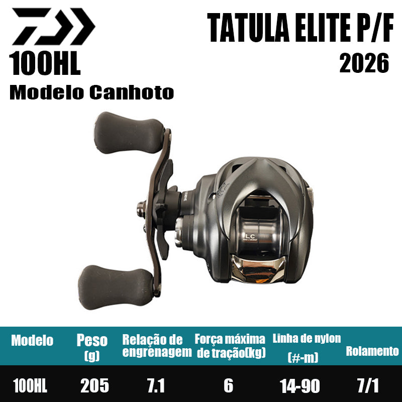 DAIWA 2026 TATULA ELITE P/F 100HL Canhoto