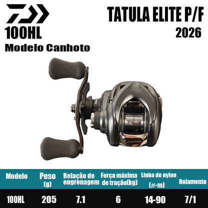 DAIWA 2026 TATULA ELITE P/F 100HL Canhoto