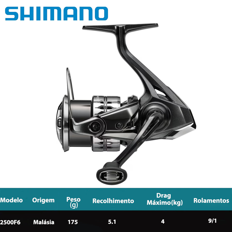 SHIMANO 2025 COMPLEX XR 2500F6 Molinete