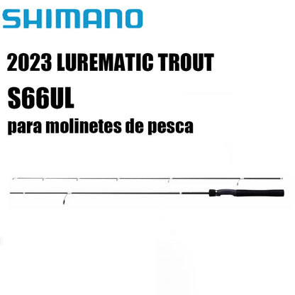 SHIMANO 2023 LUREMATIC TROUT S66UL para molinetes de pesca