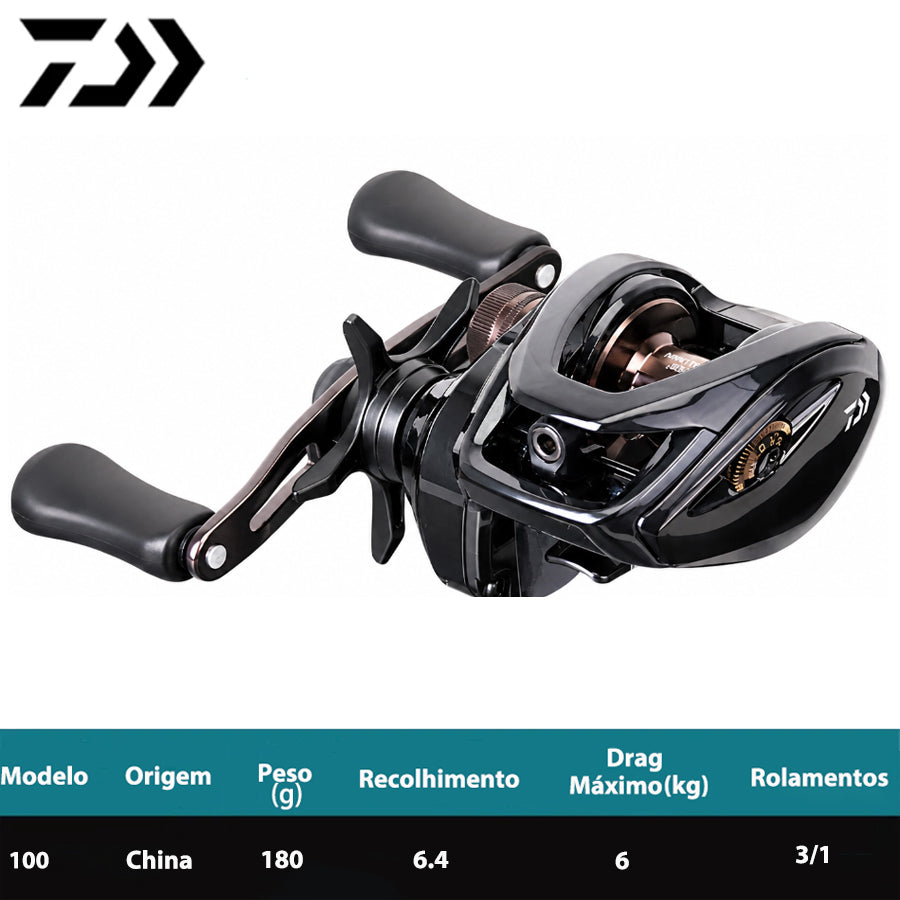 DAIWA 2025 PR 100Ⅱ 100 Carretilha Direita