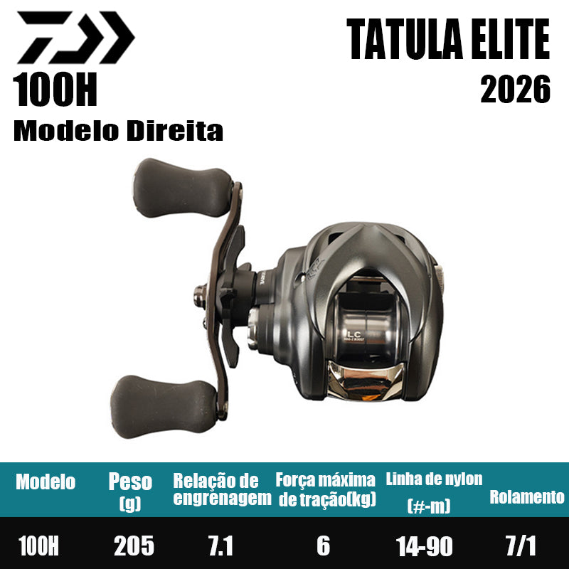 DAIWA 2026 TATULA ELITE P/F 100H Direita