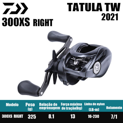 Carretilha De Arremesso DAIWA 2021 TATULA TW 300Série, Peça De Reposição Para Pesca Em Água Doce E Salgada. Local De Produção: Tailândia