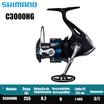 SHIMANO 2021 NEXAXE fishing reel spinning reel fresh water salt water fishing parts Origem: Malásia