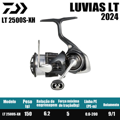 DAIWA 2024 LUVIAS LT carrete de pesca carrete de filação de água doce peças de pesca de água salgada Origem China