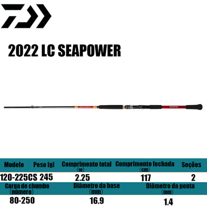DAIWA 2022 LC SEAPOWER 120-225CS para molinetes de pesca