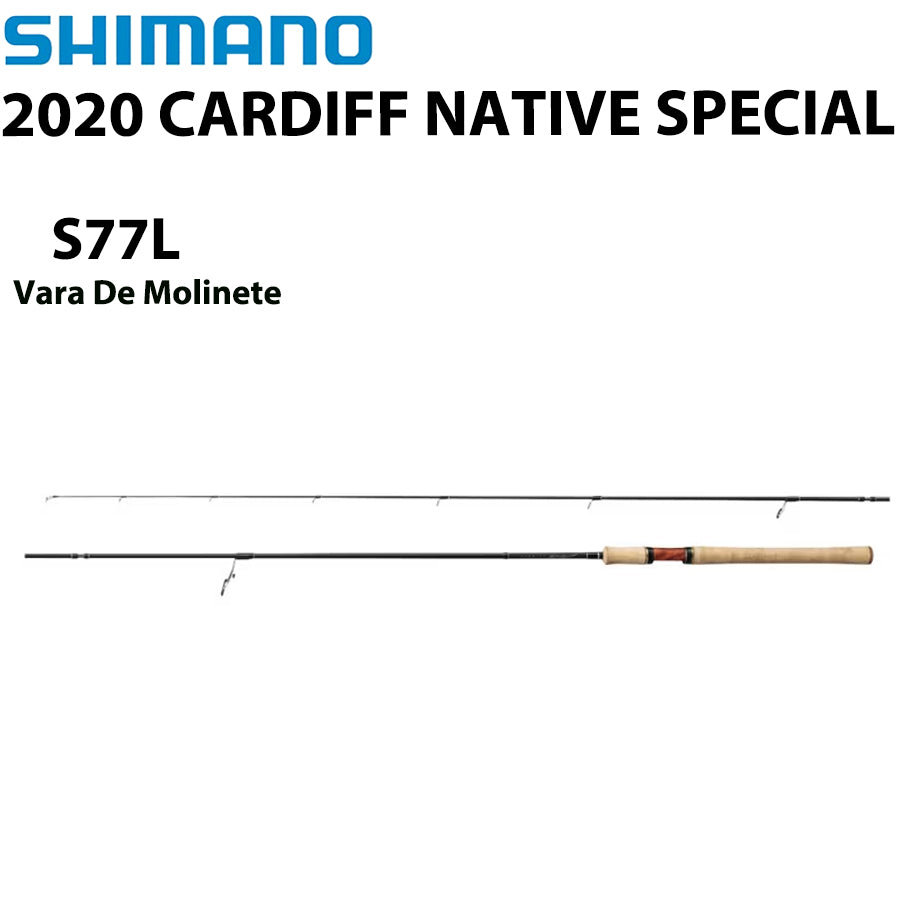 SHIMANO 2020 CARDIFF NATIVE SPECIAL S77L Vara De Molinete