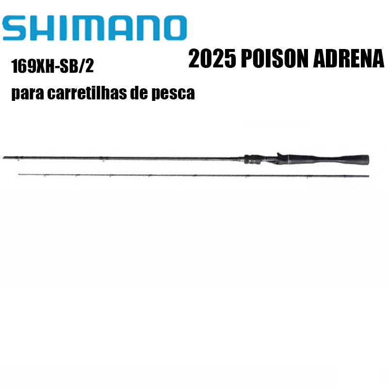 SHIMANO 2025 POISON ADRENA  169XH-SB/2  para carretilhas de pesca