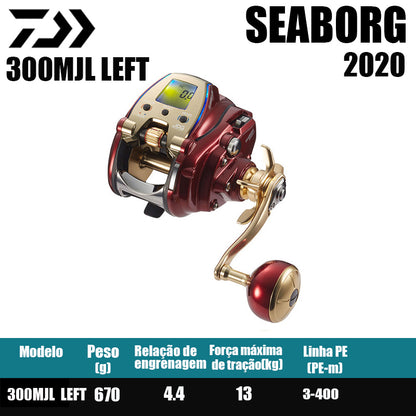 DAIWA SEABORG 100 200 300 400 500 600 Electric Reel Salt Water Fishing Reel fishing parts Origin: Japan Deep sea boat fishing  Electric winch wheel
