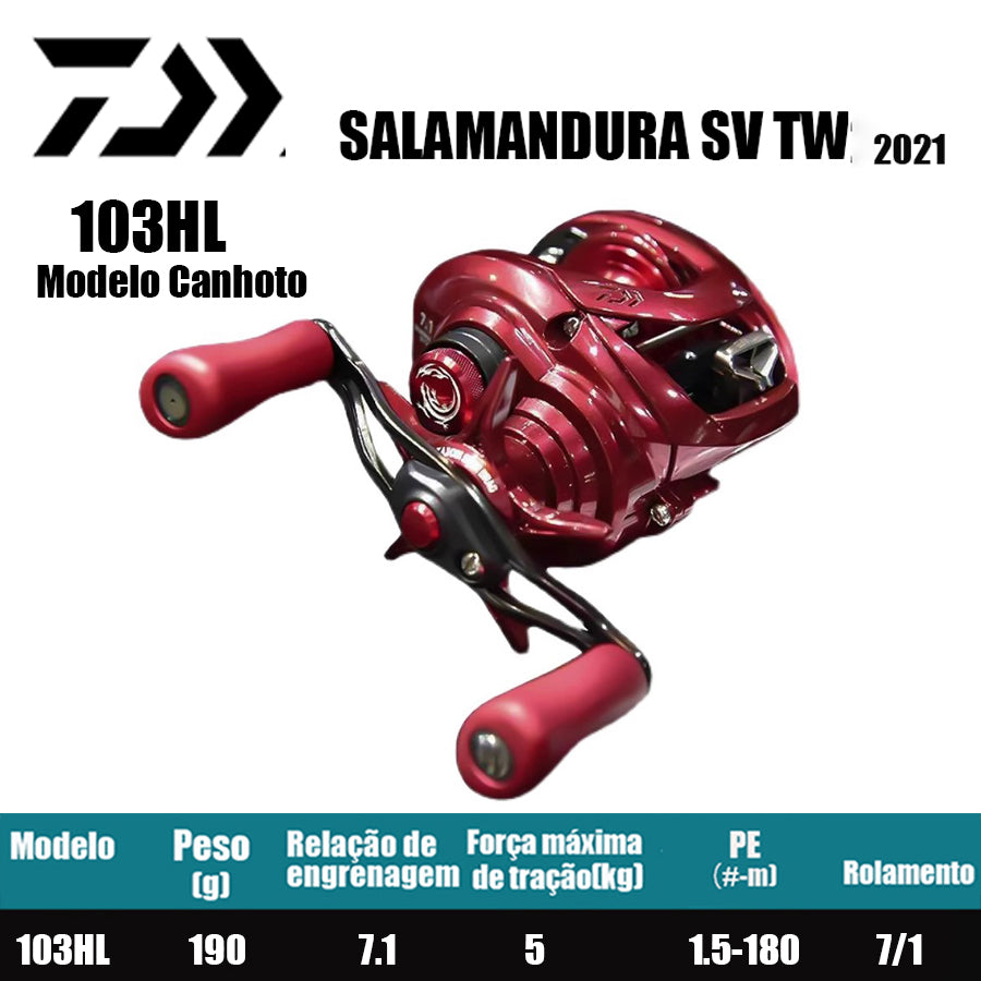 DAIWA 2021 SALAMANDURA SV TW  103HL Modelo Canhoto