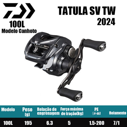DAIWA 2024 TATULA SV TW 100L Modelo Canhoto