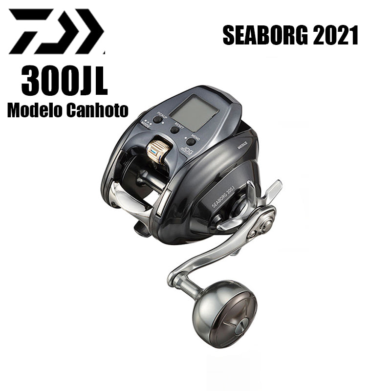DAIWA 2021 SEABORG 300JL Modelo Canhoto – Enjoy Fishing