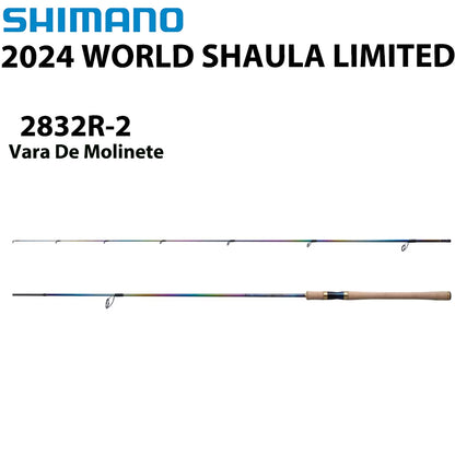 SHIMANO 2024 WORLD SHAULA LIMITED 2832R-2 Vara De Molinete