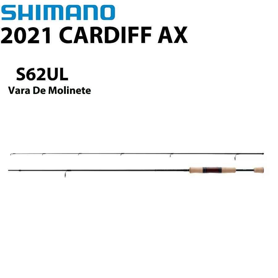 SHIMANO 2021 CARDIFF AX S62UL Vara De Molinete