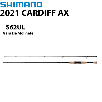 SHIMANO 2021 CARDIFF AX S62UL Vara De Molinete