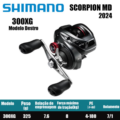 SHIMANO 2024 SCORPION MD 300XG Modelo Destro